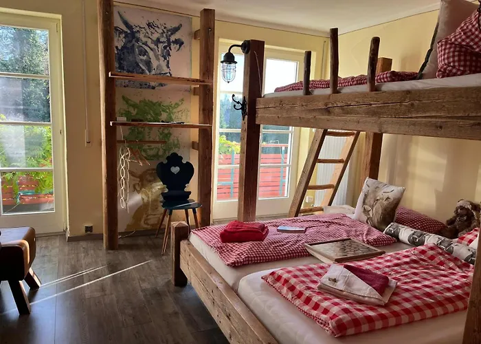 Glueckliche Kuh-villa - Achtsamer Rueckzugsort Mit Traumgarten, Schwimmteich & Raum Zum Sein Bis 18 Personen - Allgaeu