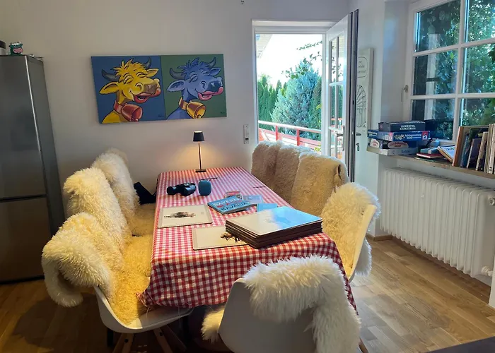 Glueckliche Kuh-villa - Achtsamer Rueckzugsort Mit Traumgarten, Schwimmteich & Raum Zum Sein Bis 18 Personen - Allgaeu Appartamento