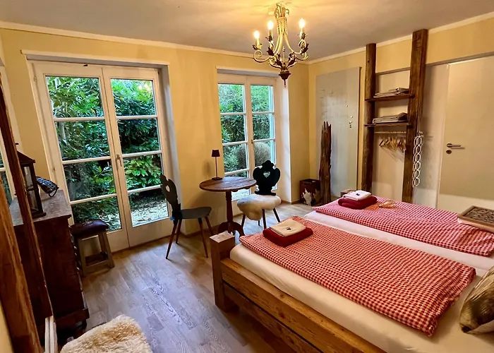 Glueckliche Kuh-villa - Achtsamer Rueckzugsort Mit Traumgarten, Schwimmteich & Raum Zum Sein Bis 18 Personen - Allgaeu Appartamento Kempten