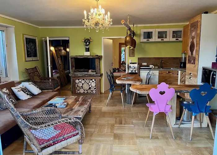 Glueckliche Kuh-villa - Achtsamer Rueckzugsort Mit Traumgarten, Schwimmteich & Raum Zum Sein Bis 18 Personen - Allgaeu Appartamento *